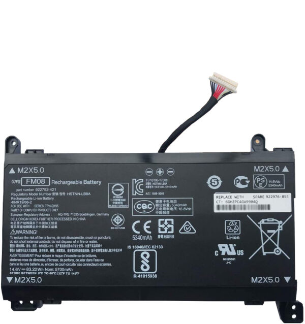 Batería de alta calidad FM08XL (16 hilos)