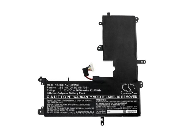 Batería de alta calidad B31N1705 / TP410 - Imagen 3