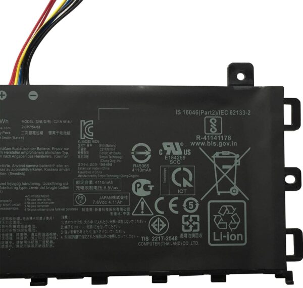 Batería de alta calidad C21N1818-1 (32 Wh) - Imagen 3
