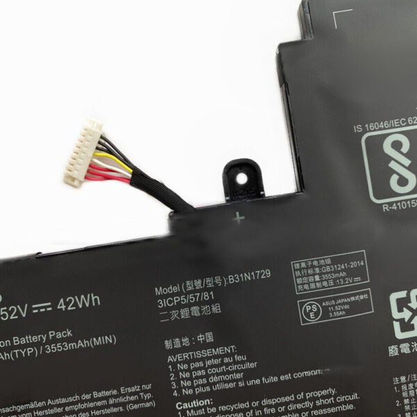 Batería de alta calidad  B31N1729 / X530 - Imagen 5