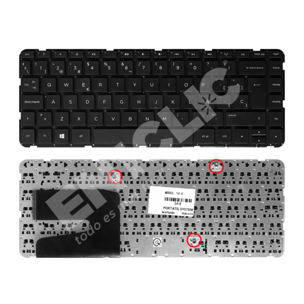 Teclado para HP 14E (Sin Frame)