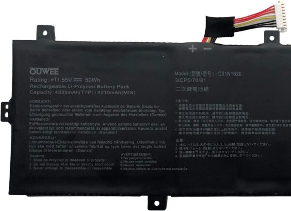 Batería de alta calidad C31N1620 / Zenbook UX430 Series Tipo B - Imagen 3