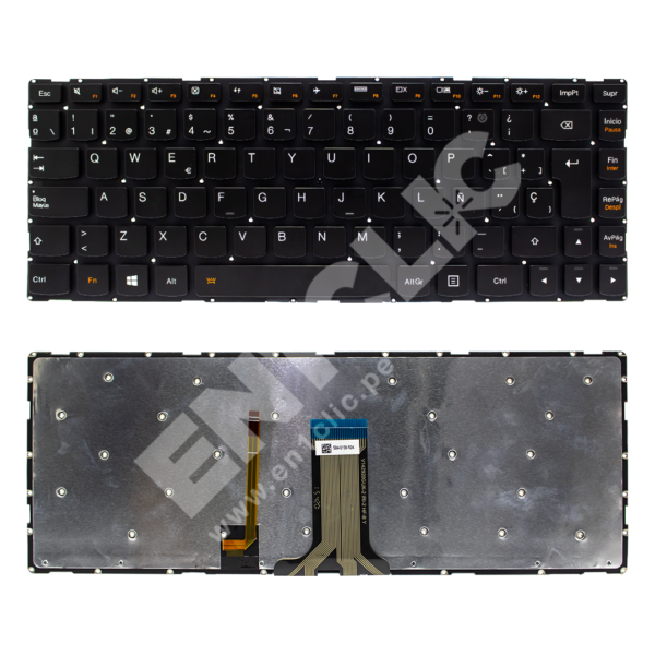 Teclado para Lenovo Yoga 500-14IBD (Retroiluminado)