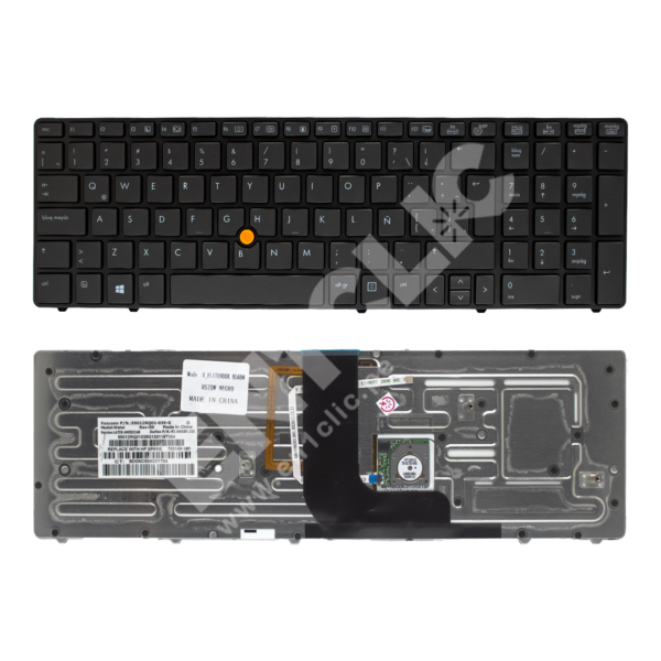 Teclado para HP EliteBook 8560W (Retroiluminado)