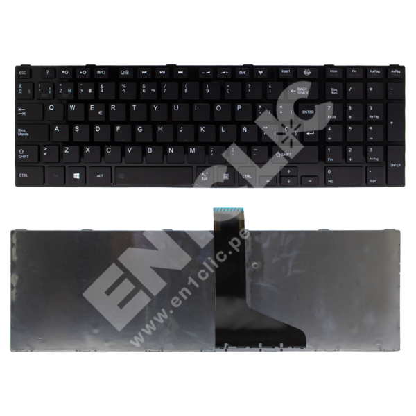 Teclado para Toshiba satellite C850 (Teclas separadas)