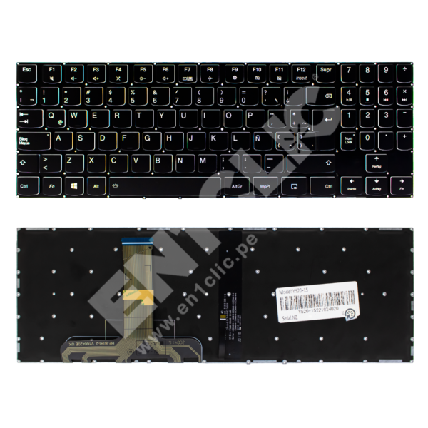 Teclado para Lenovo Y520 (Retroiluminado)