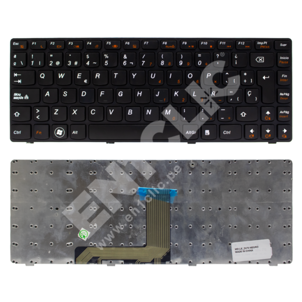 Teclado para Lenovo Z470  (Con frame)