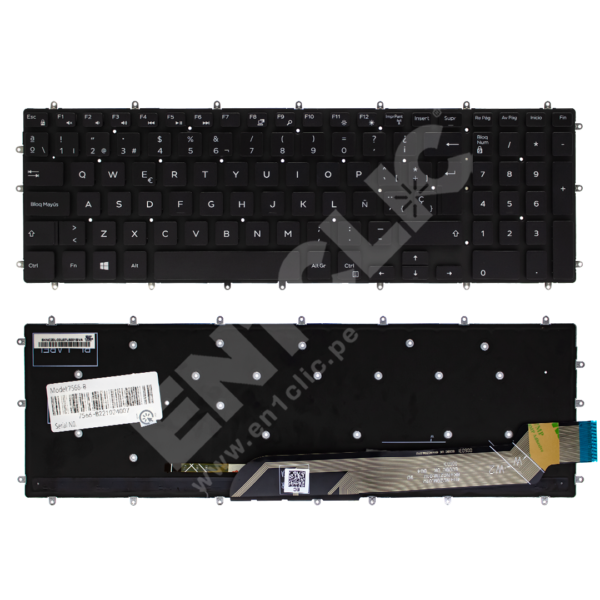 Teclado para Dell 7566 (Retroiluminado)
