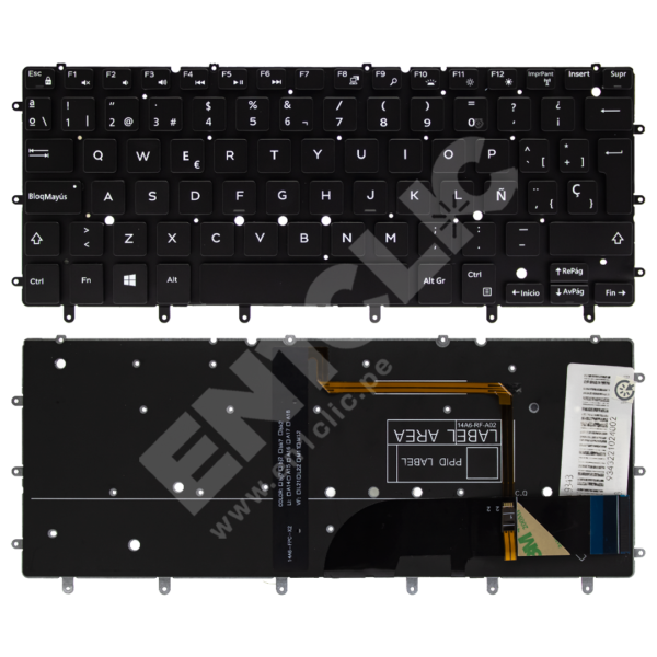 Teclado para Dell 13-9343 (Retroiluminado)