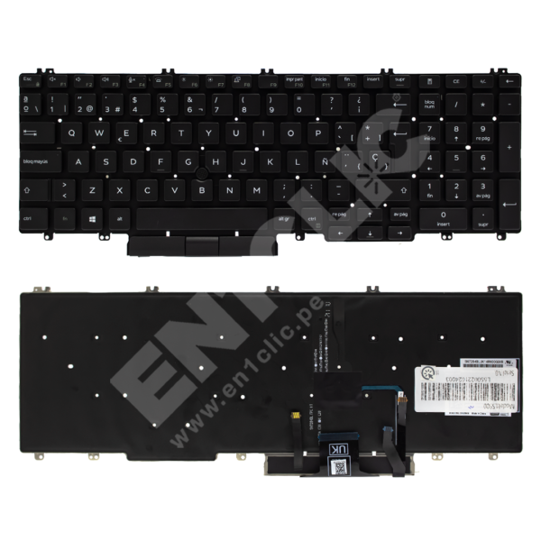 Teclado para Dell Latitude 5500 (Retroiluminado)