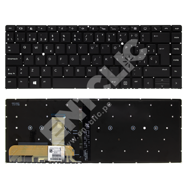 Teclado para HP EliteBook X360 1030 G5 (Retroiluminado)