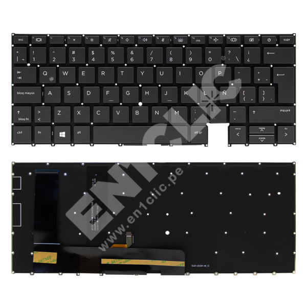 Teclado para HP EliteBook X360 1030 G7 (Retroiluminado)