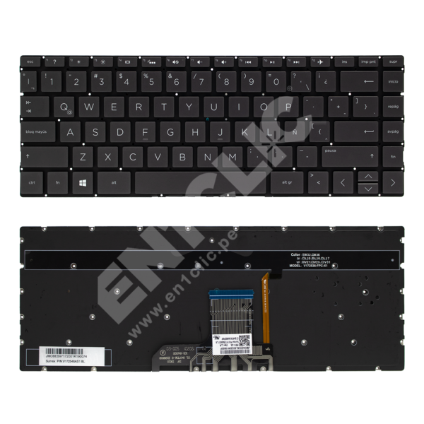 Teclado para HP Spectre X360 13-AC (Retroiluminado)