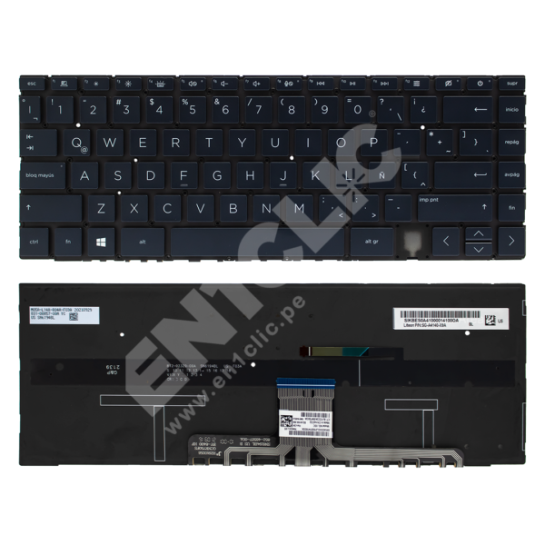 Teclado para HP Spectre X360 14-EA (Retroiluminado)