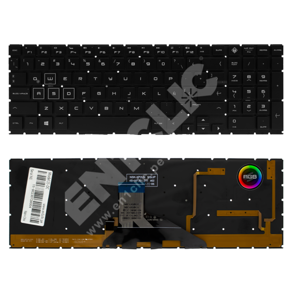 Teclado para HP Omen 15-DC (Retroiluminado RGB)