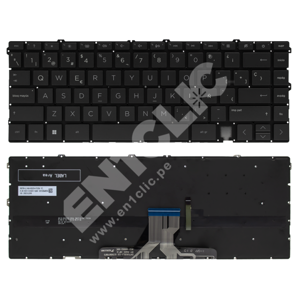 Teclado para HP Envy X360 15-ES (Retroiluminado)