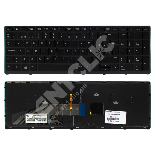 Teclado para HP Zbook 15 G3 (Retroiluminado)