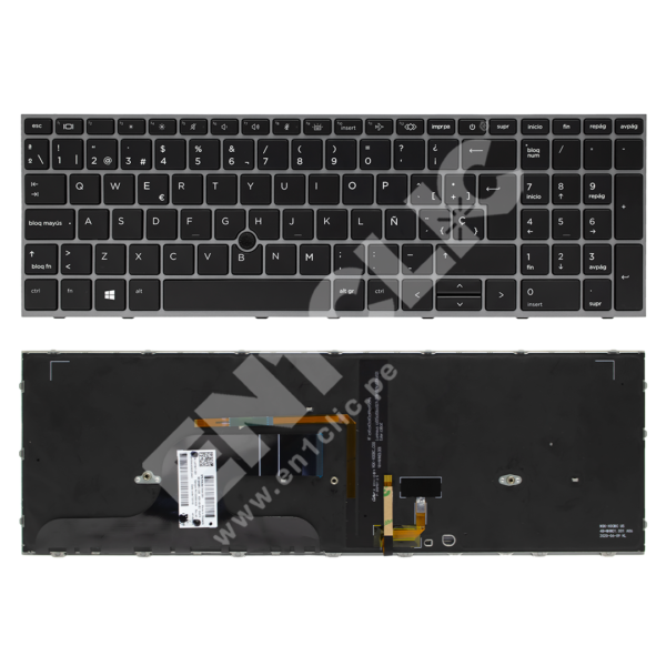 Teclado para HP ZBook Fury 15 G7 (Retroiluminado)