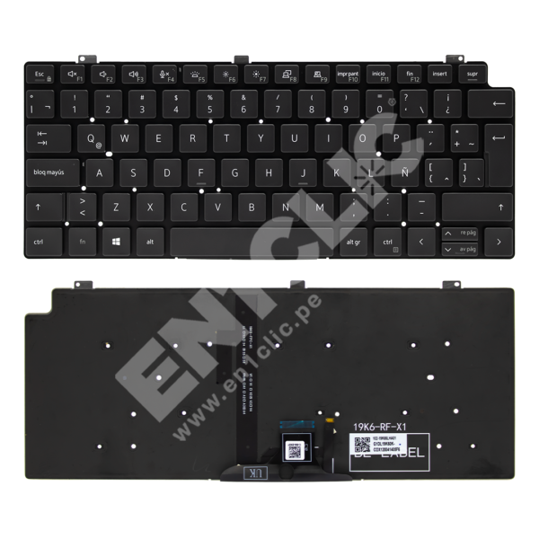 Teclado para Dell Latitude 7310 (Retroiluminado)