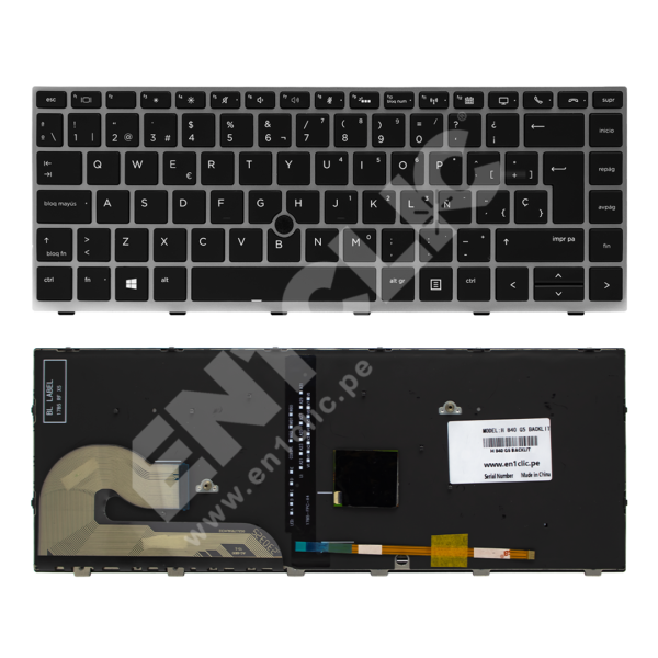 Teclado para HP EliteBook 840 G5 (Retroiluminado)