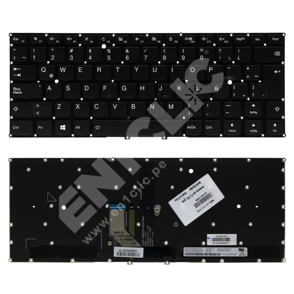 Teclado para Lenovo Yoga 910-13IKB (Retroiluminado)