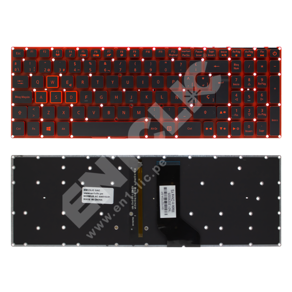 Teclado para Acer Nitro AN515-51 (Retroiluminado)