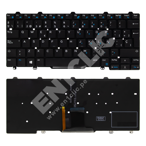 Teclado para Dell Latitude E5270 (Retroiluminado)