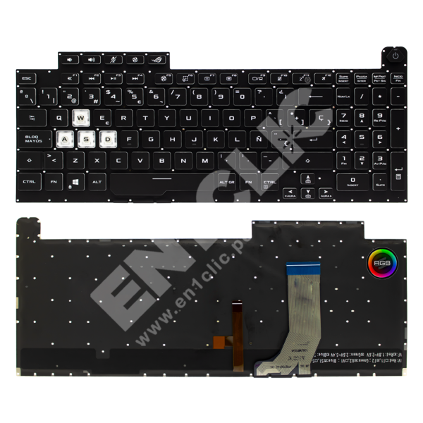 Teclado para Asus ROG Strix G731 (Retroiluminado RGB)