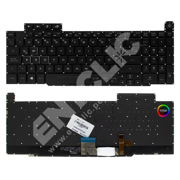 Teclado para Asus ROG Zephyrus GM501 (Retroiluminado RGB)