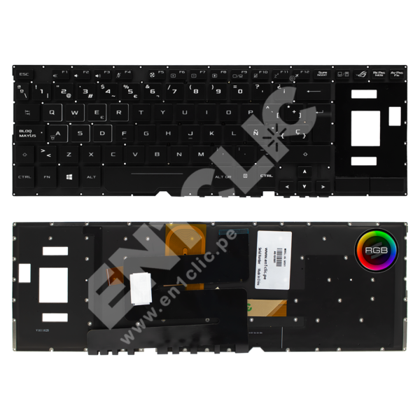 Teclado para Asus ROG Zephyrus GX501 (Retroiluminado RGB)