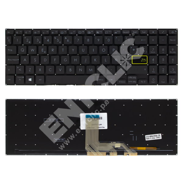 Teclado para Asus VivoBook S533 (Retroiluminado)