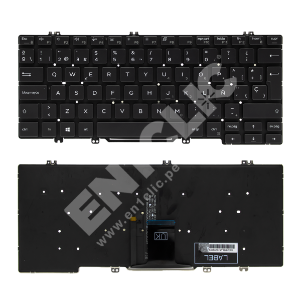 Teclado para Dell Latitude 5300 (Retroiluminado)