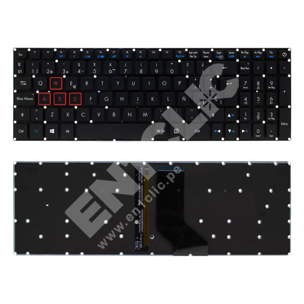 Teclado para Acer Predator Helios 300 PH317-51 (Retroiluminado)