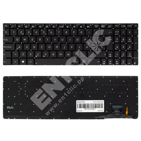Teclado para Asus UX51 (Retroiluminado)