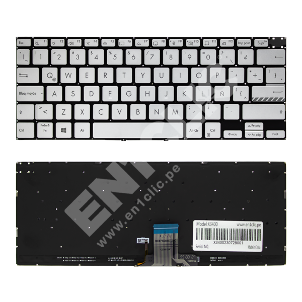 Teclado para Asus Pro 14 M3400 (Retroiluminado)