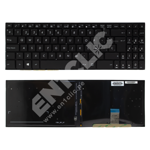 Teclado para Asus VivoBook Pro 15 X580 (Retroiluminado)