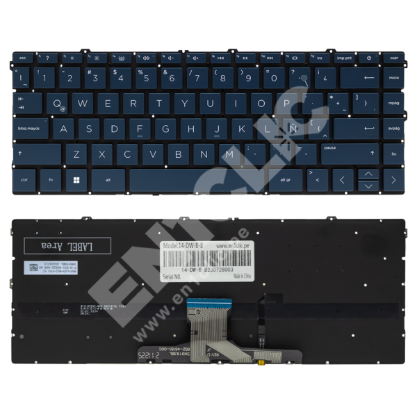 Teclado para HP Pavilion 14-DY (Retroiluminado)