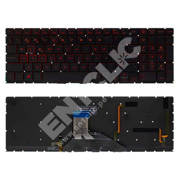 Teclado para HP Omen 15-DH (Retroiluminado)