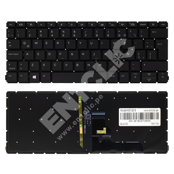 Teclado para HP ProBook 430 G8 (Retroiluminado)