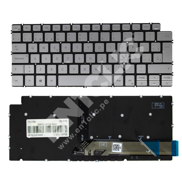 Teclado para Dell Inspiron 14-7490 (Retroiluminado)