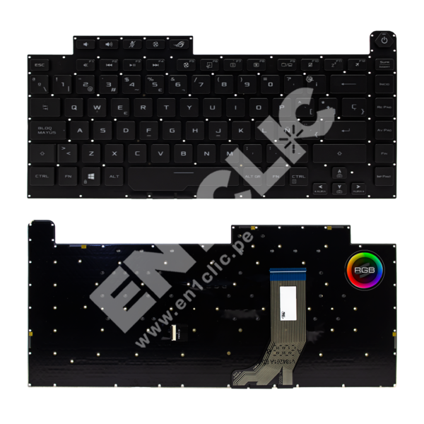 Teclado para Asus ROG Strix G531 (Retroiluminado RGB)