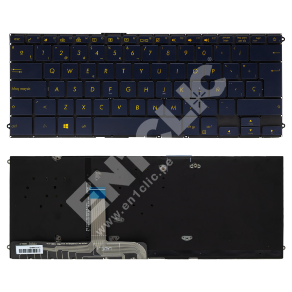 Teclado para Asus ZenBook 3 Deluxe UX490 (Retroiluminado)