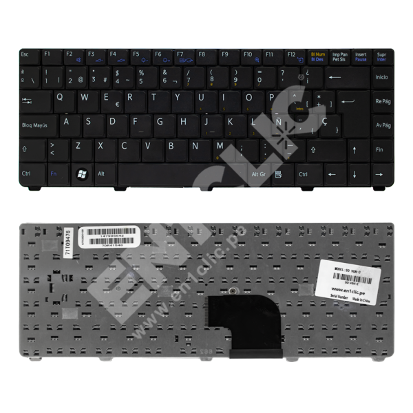 Teclado para Sony VAIO VGN-C
