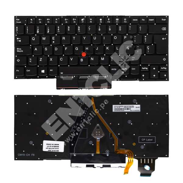 Teclado para Lenovo ThinkPad X1 Carbon 7TH 2019 (Retroiluminado)
