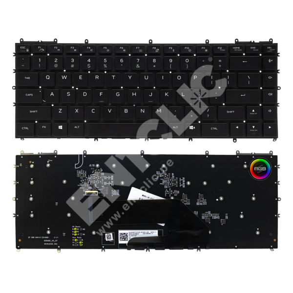 Teclado para Dell Alienware X17 R2 (Retroiluminado RGB)