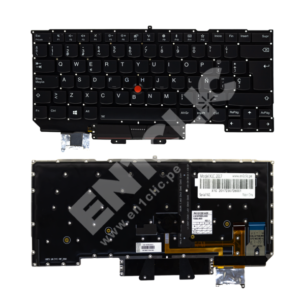 Teclado para Lenovo ThinkPad X1 Carbon 2017 (Retroiluminado)