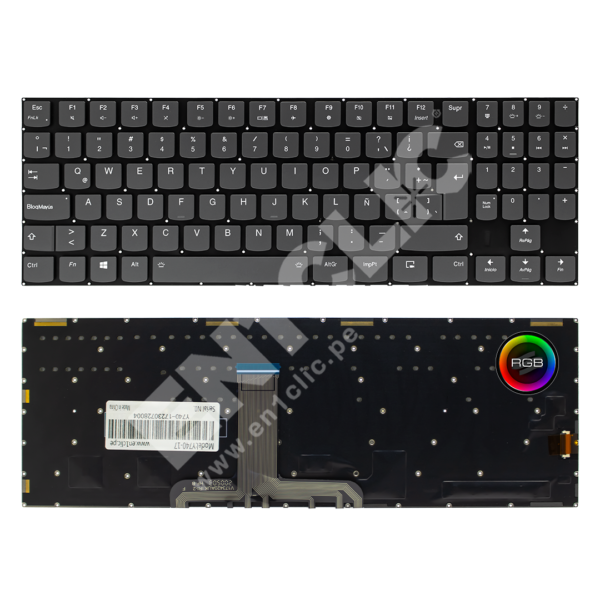 Teclado para Lenovo Legion Y740-17ICH (Retroiluminado RGB)